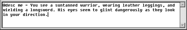 Command (input) window - 3K