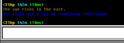Thirsty message