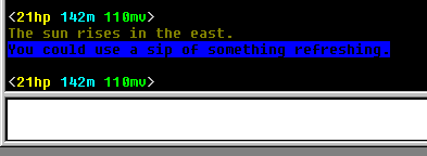 Selected line
