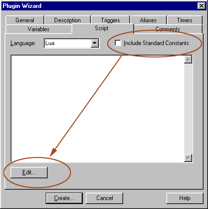 Plugin wizard - script
