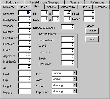 Mob stats - 9K