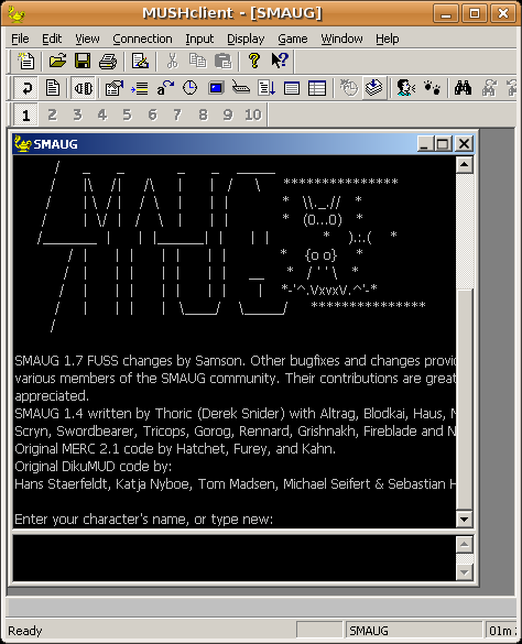 MUSHclient startup
